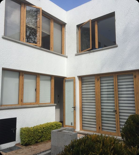 Cancelería de aluminio en Pedregal San Ángel